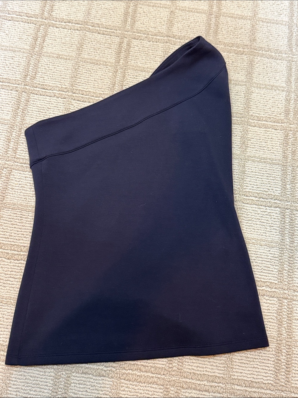 Banana Republic One-Shoulder Black Tank Top